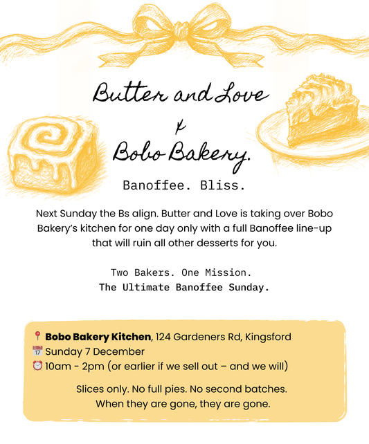 Sun 7 Dec: Banoffee Pop Up